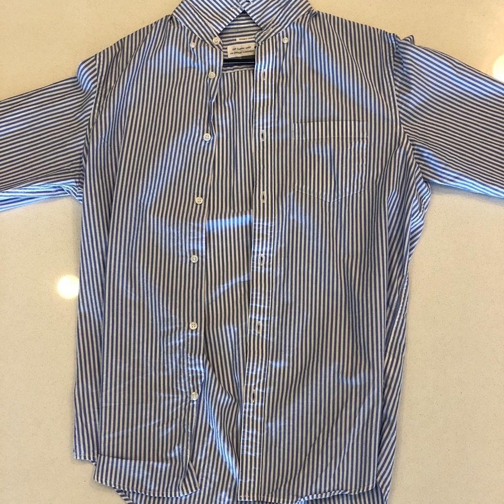 Blue and White Old Navy Dress Shirt